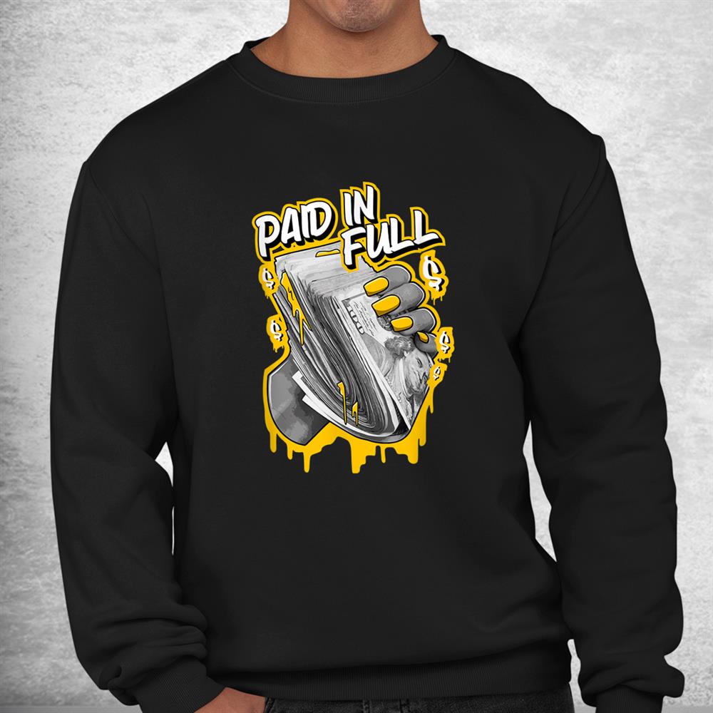 1 High Og Pollen Sneaker Match Tees Paid In Full Halloween Shirt 1 High Og Pollen Sneaker Match Tees Paid In Full Halloween Shirt