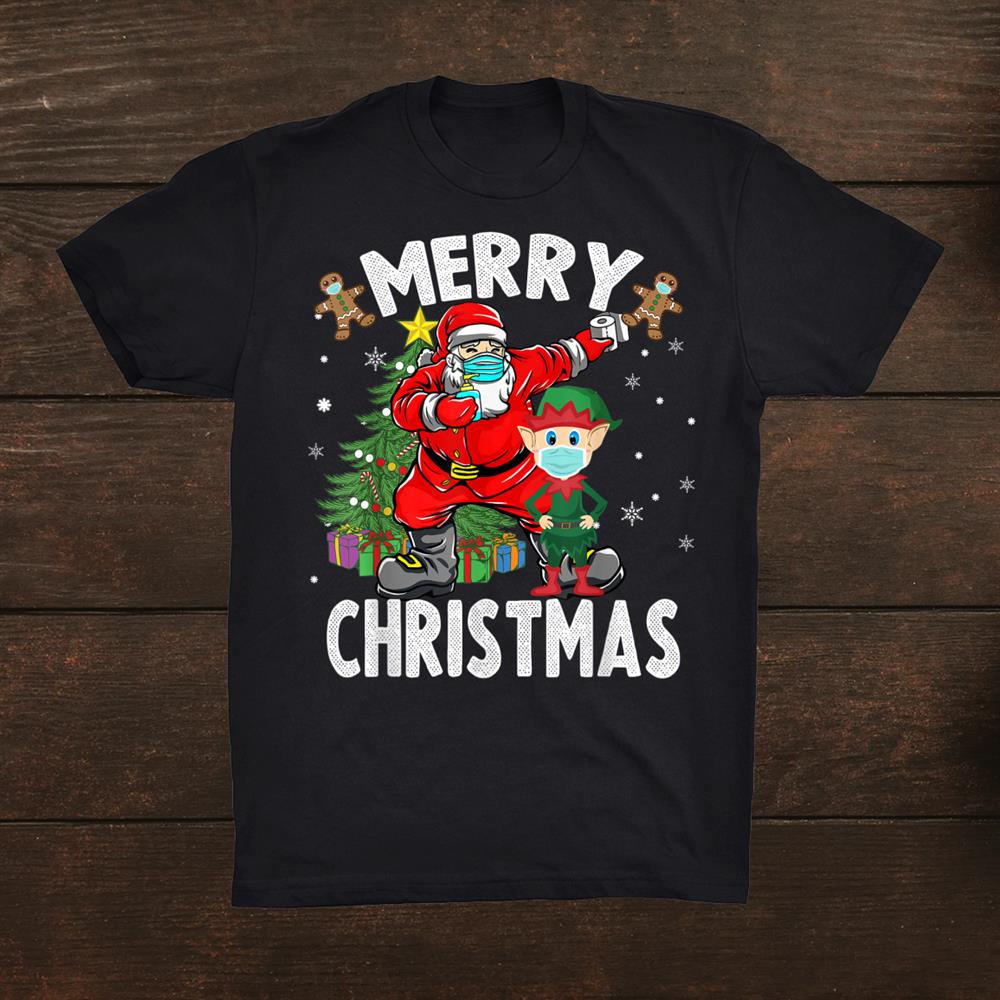 Christmas Santa And Elf Christmas Shirt Christmas Santa And Elf Christmas Shirt