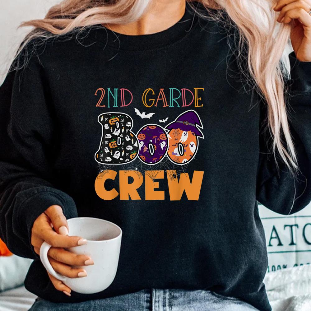 2nd Grade Boo Crew Halloween Shirt 2nd Grade Boo Crew Halloween Shirt