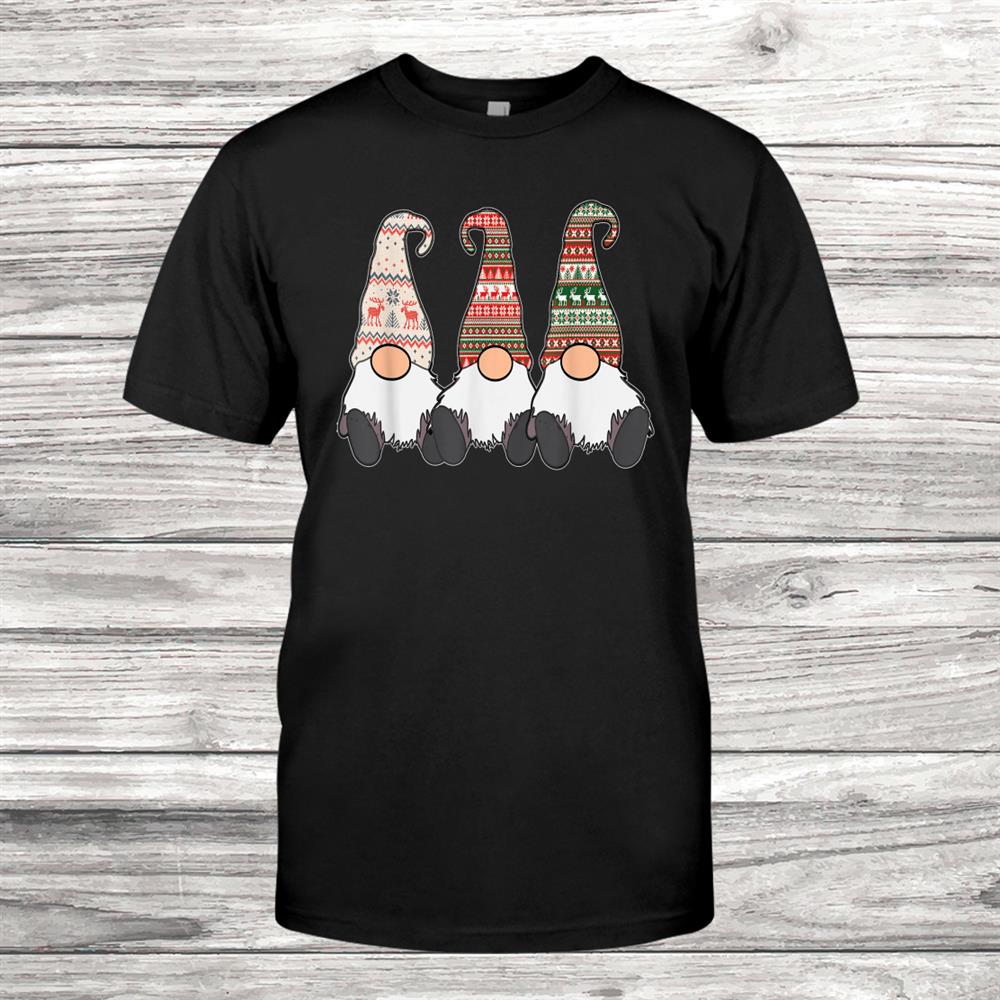3 Nordic Gnomes Winter Christmas Swedish Tomte Cute Elves Shirt 3 Nordic Gnomes Winter Christmas Swedish Tomte Cute Elves Shirt