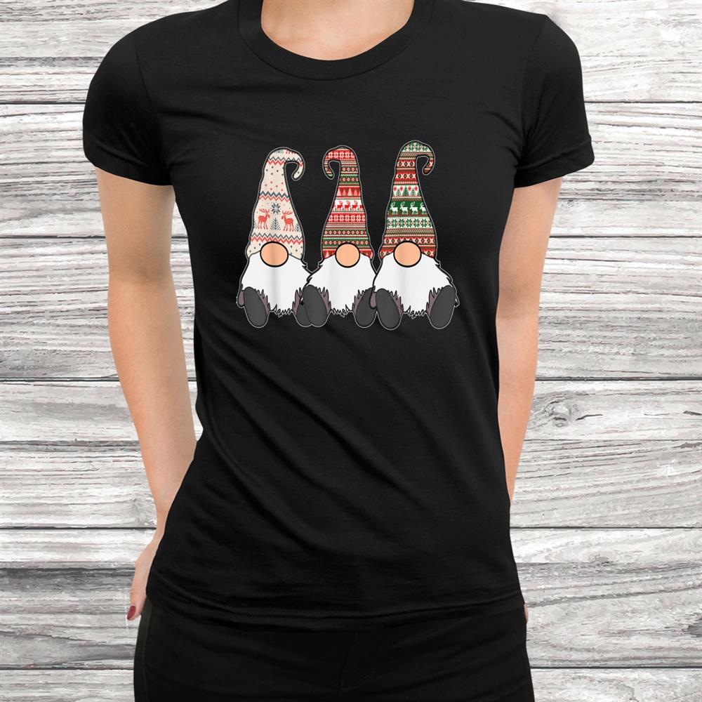 3 Nordic Gnomes Winter Christmas Swedish Tomte Cute Elves Shirt 3 Nordic Gnomes Winter Christmas Swedish Tomte Cute Elves Shirt