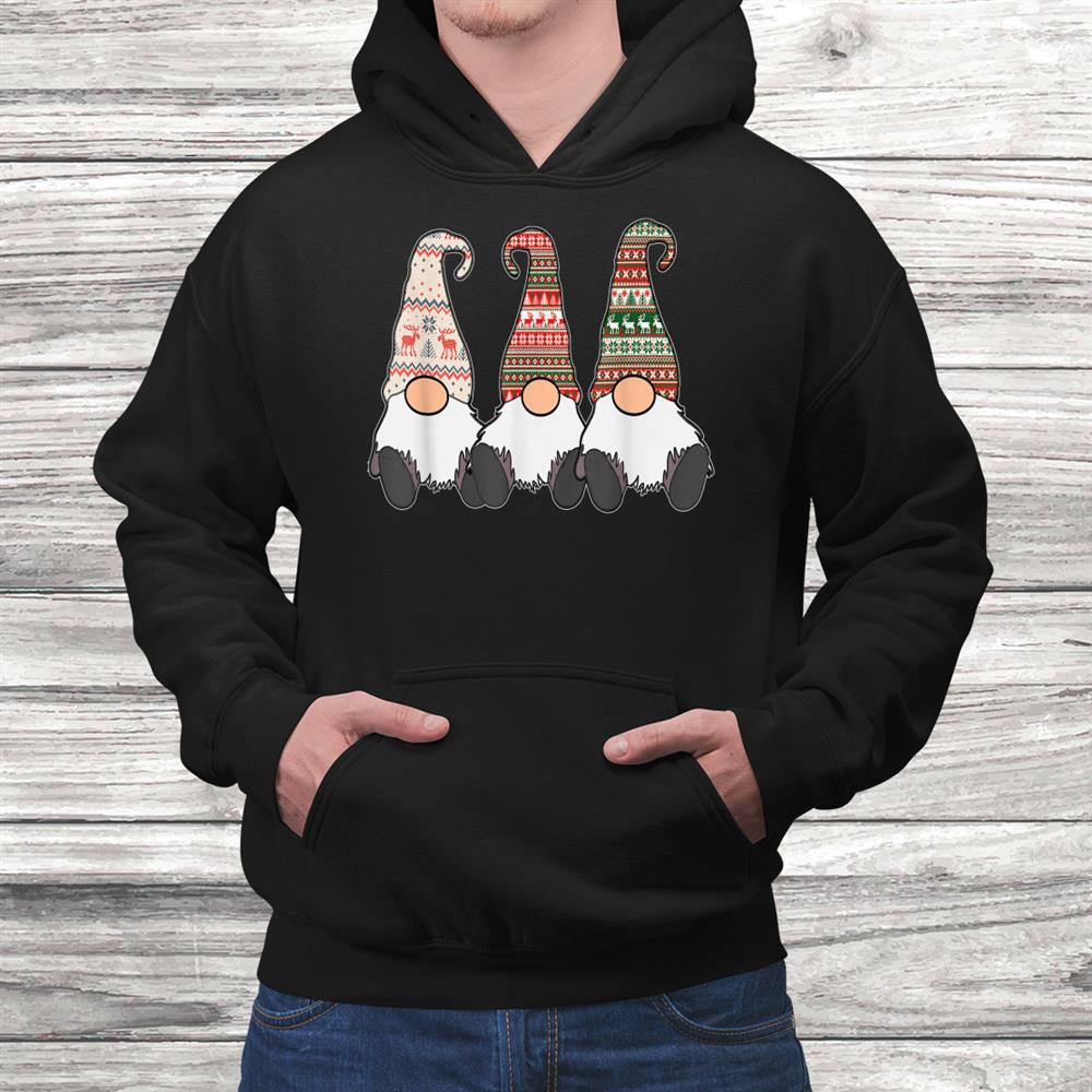 3 Nordic Gnomes Winter Christmas Swedish Tomte Cute Elves Shirt 3 Nordic Gnomes Winter Christmas Swedish Tomte Cute Elves Shirt