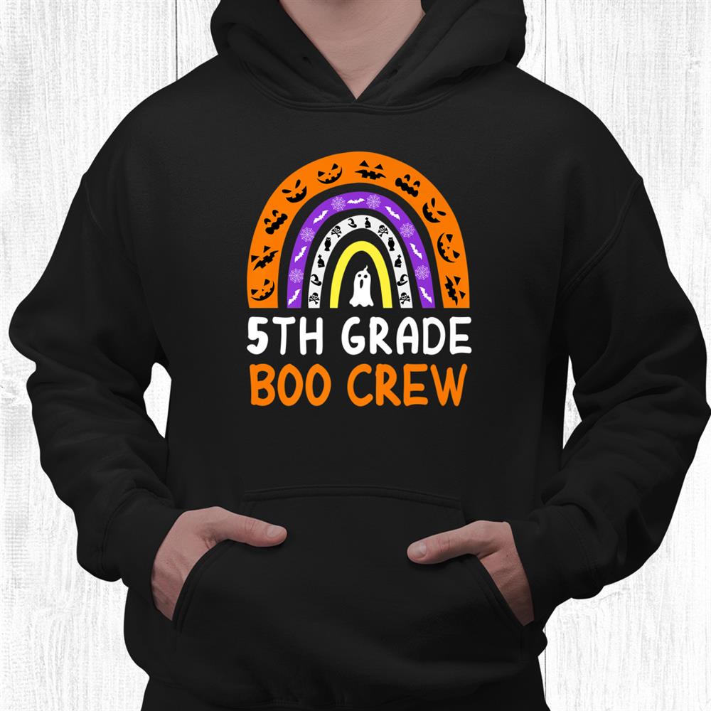 5th Grade Boo Crew Halloween For Teacher Student Shirt 5th Grade Boo Crew Halloween For Teacher Student Shirt