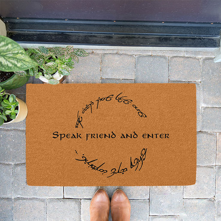 Speak Friend And Enter Doormat Speak Friend And Enter Doormat