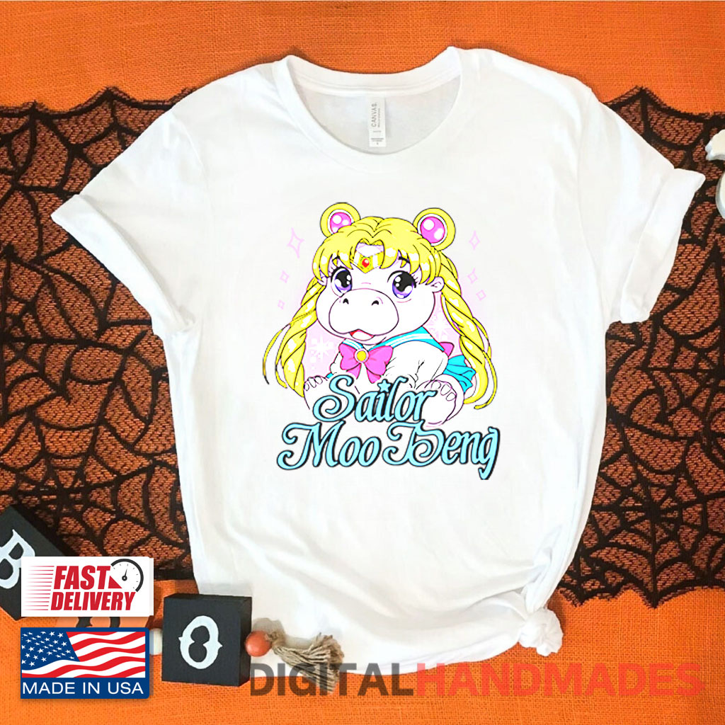 Sailor Moon Sailor Moo Deng T Shirt Sailor Moon Sailor Moo Deng T Shirt