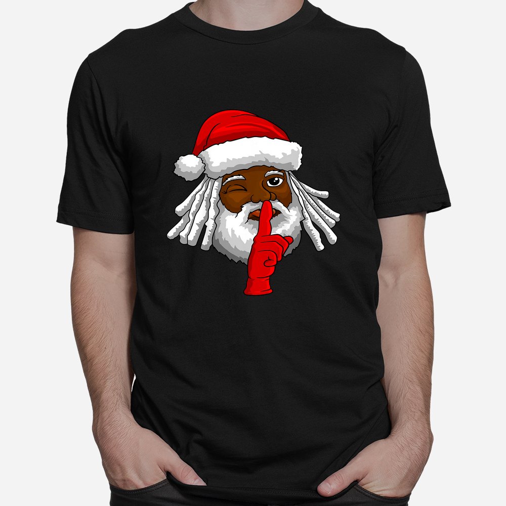 African American Santa Claus Christmas Party Decor Shirt African American Santa Claus Christmas Party Decor Shirt