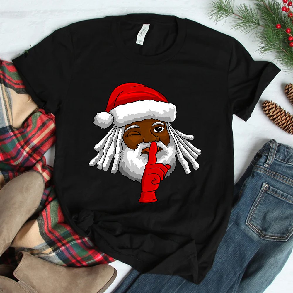 African American Santa Claus Christmas Party Decor Shirt African American Santa Claus Christmas Party Decor Shirt