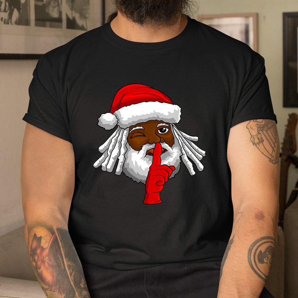 African American Santa Claus Christmas Party Decor Shirt African American Santa Claus Christmas Party Decor Shirt