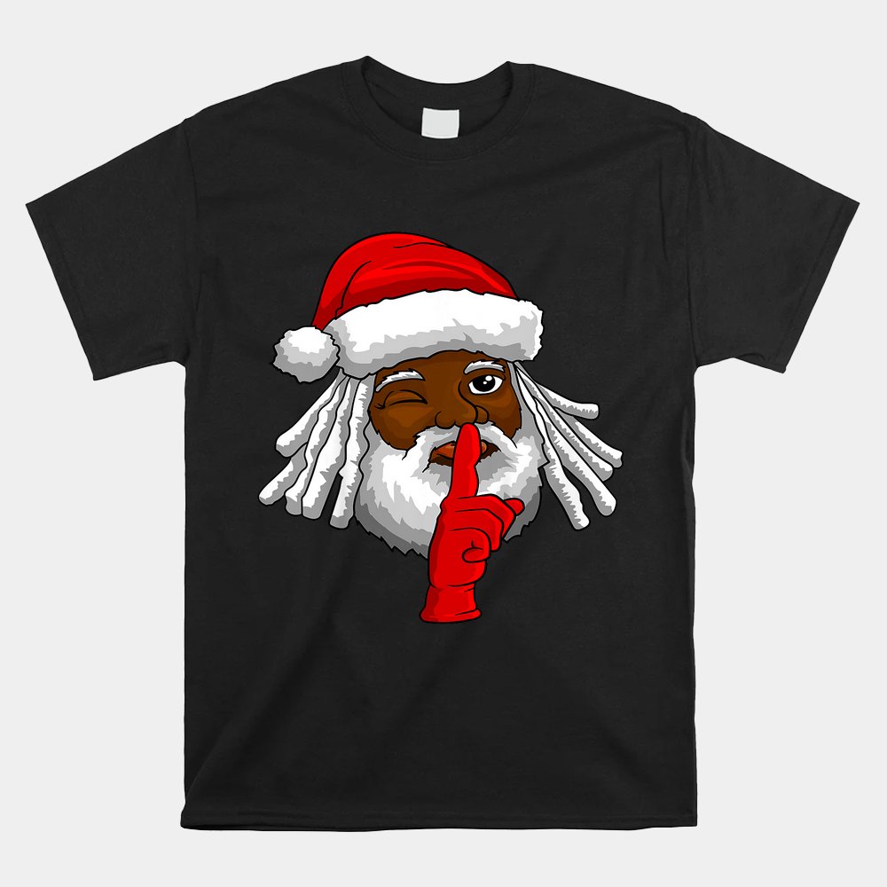 African American Santa Claus Christmas Party Decor Shirt African American Santa Claus Christmas Party Decor Shirt