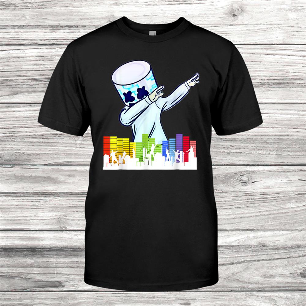 All I Want For Christmas Is Marshmallows Dancing Dj Music Shirt All I Want For Christmas Is Marshmallows Dancing Dj Music Shirt