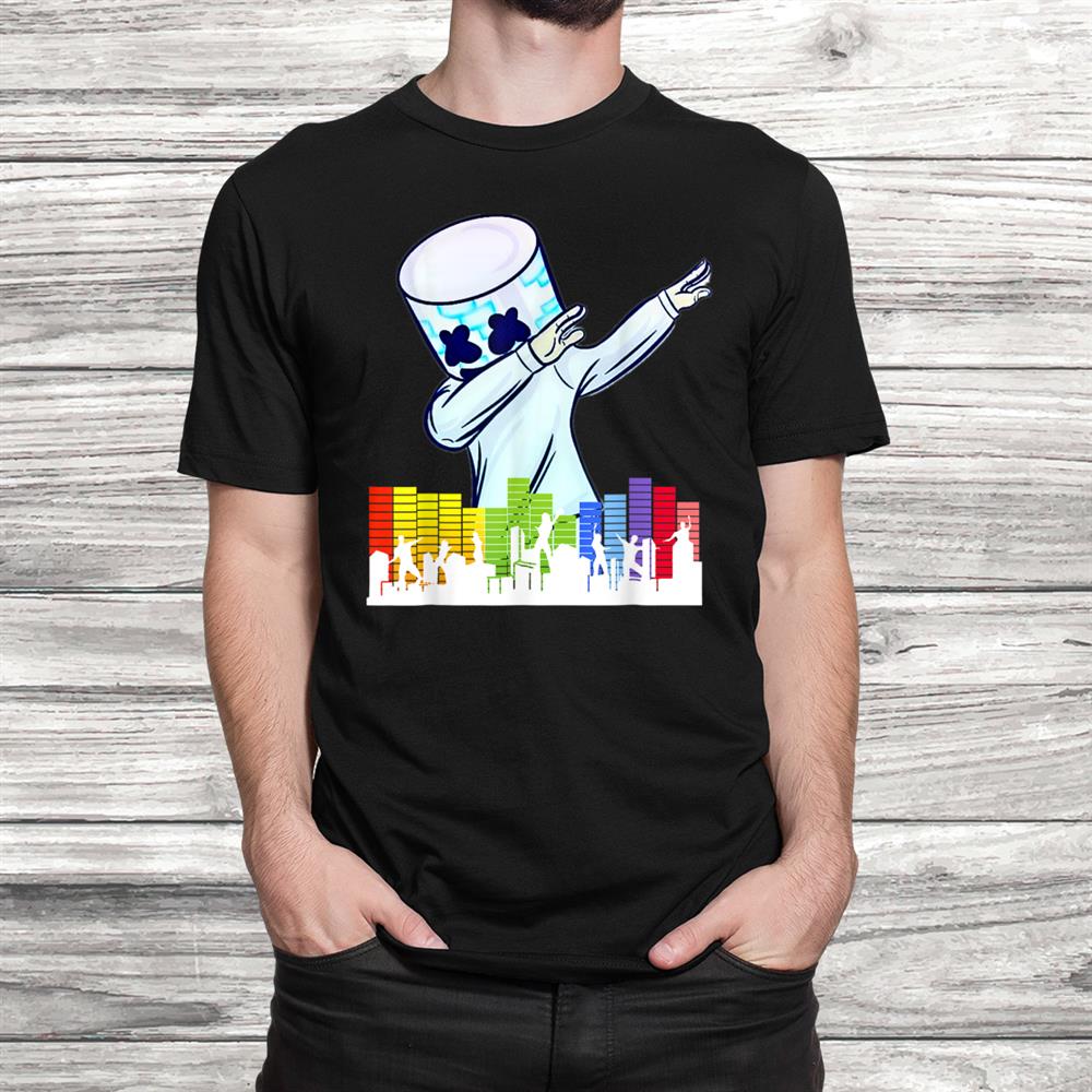 All I Want For Christmas Is Marshmallows Dancing Dj Music Shirt All I Want For Christmas Is Marshmallows Dancing Dj Music Shirt