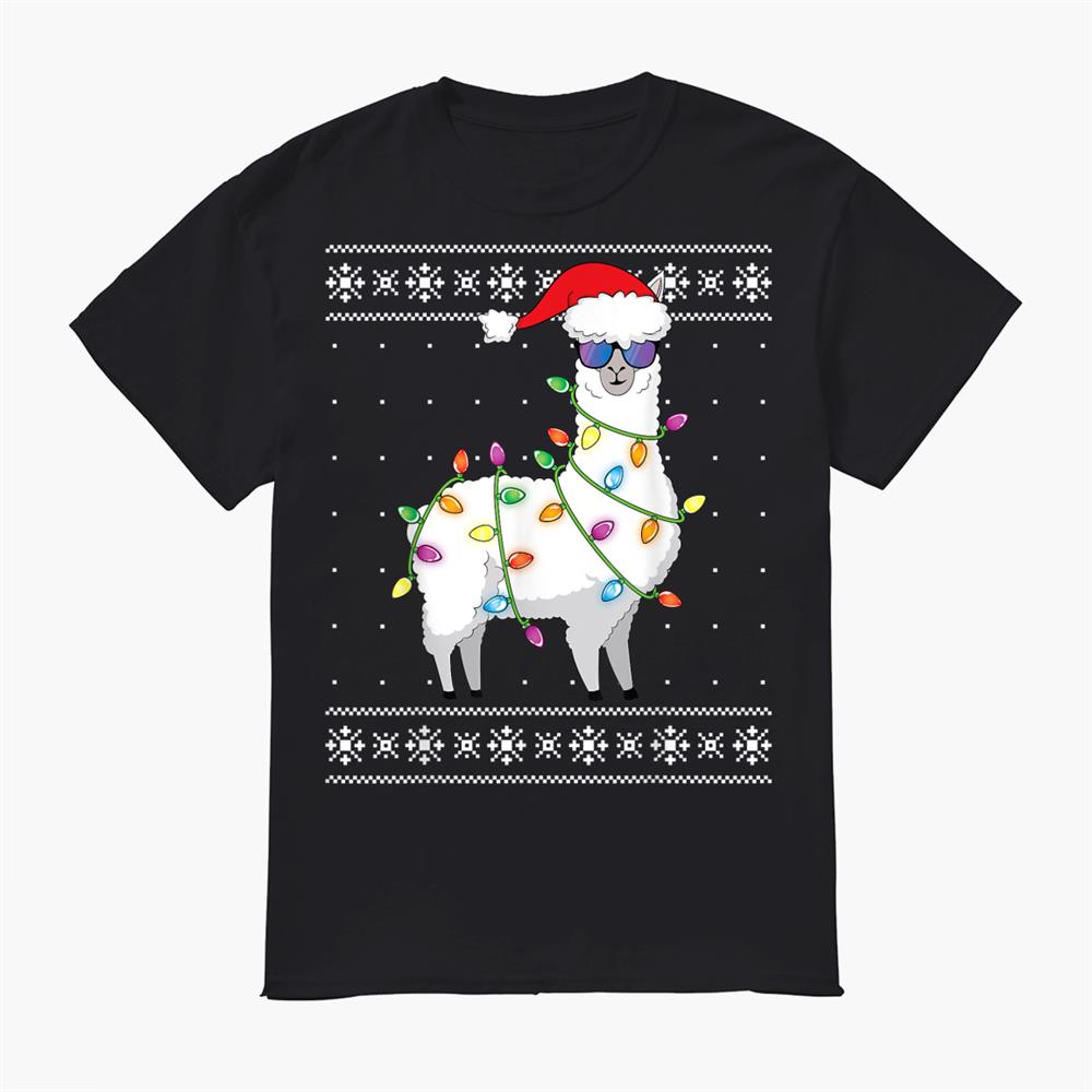 Alpaca Christmas Tree Shirt Ugly Christmas Shirt Alpaca Christmas Tree Shirt Ugly Christmas Shirt