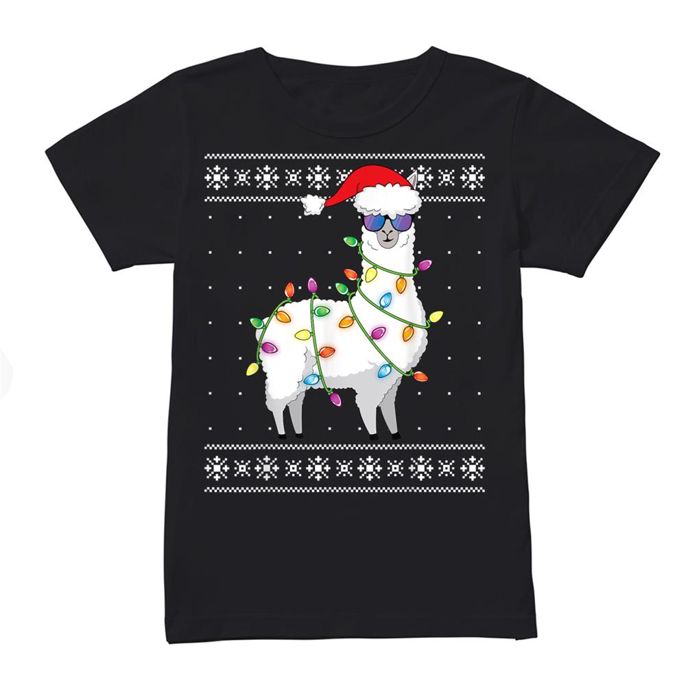Alpaca Christmas Tree Shirt Ugly Christmas Shirt Alpaca Christmas Tree Shirt Ugly Christmas Shirt