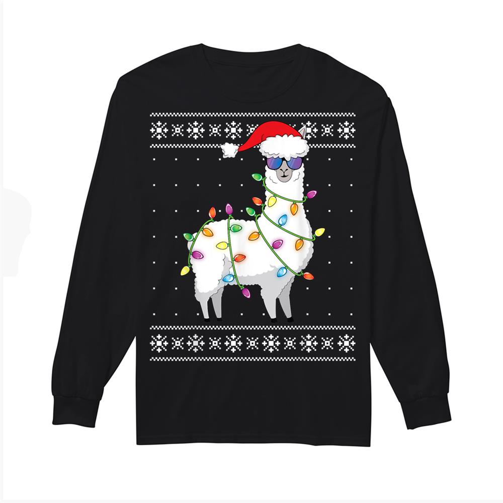 Alpaca Christmas Tree Shirt Ugly Christmas Shirt Alpaca Christmas Tree Shirt Ugly Christmas Shirt