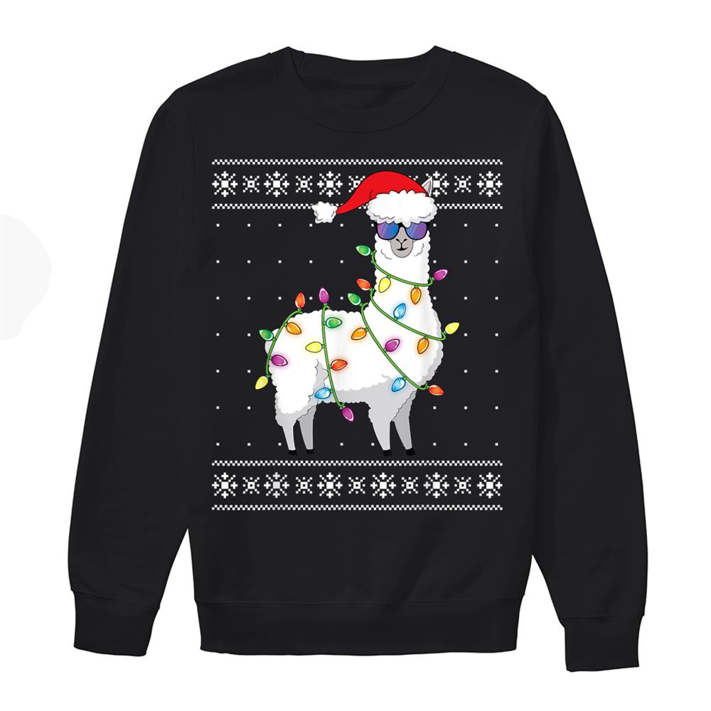 Alpaca Christmas Tree Shirt Ugly Christmas Shirt Alpaca Christmas Tree Shirt Ugly Christmas Shirt