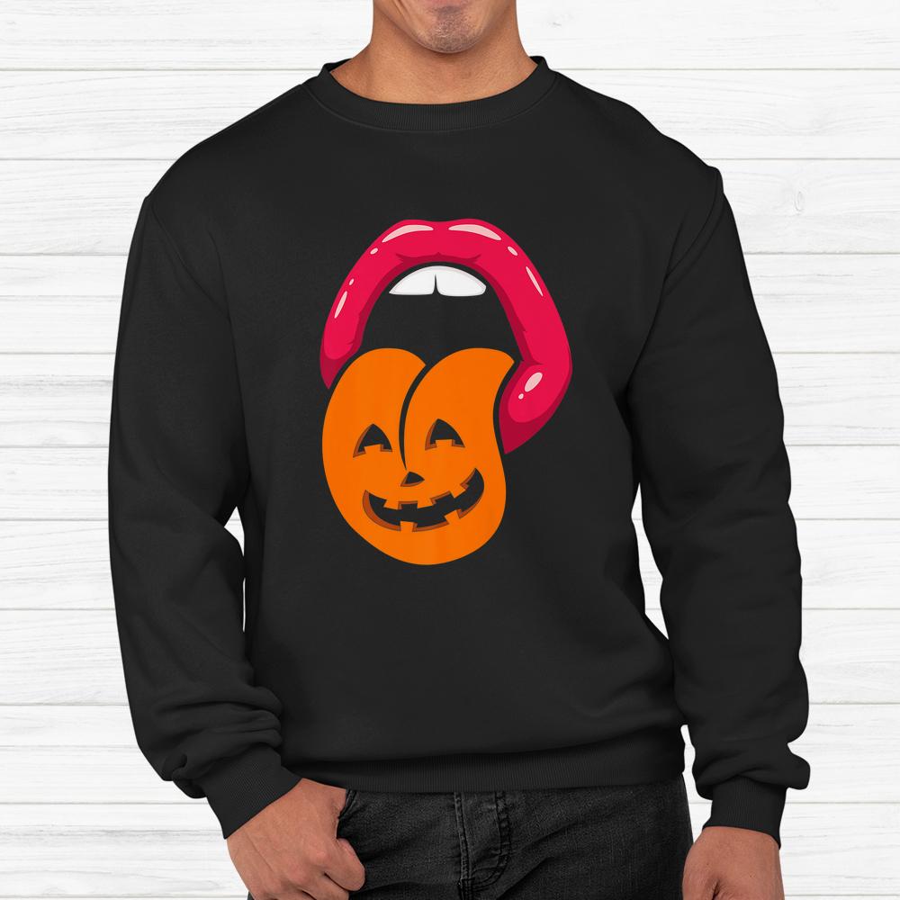 Amazing Lips Pumpkin Langue Halloween Shirt Amazing Lips Pumpkin Langue Halloween Shirt