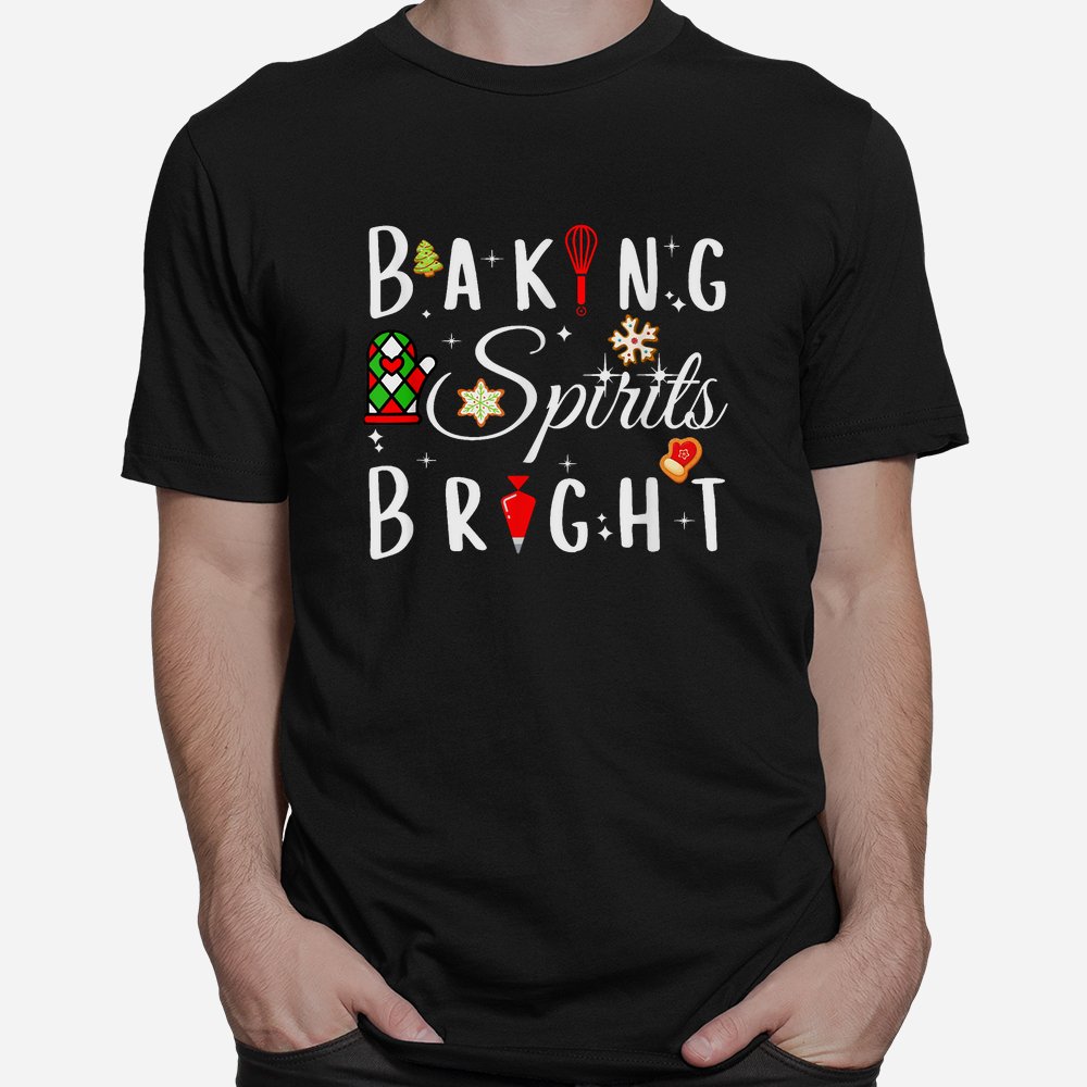 Baking Spirit Bright Donut Christmas Tree Xmas Cookie Shirt Baking Spirit Bright Donut Christmas Tree Xmas Cookie Shirt