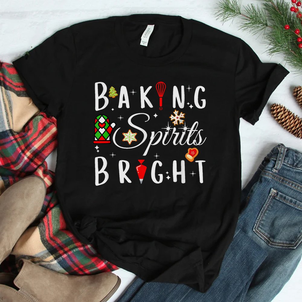 Baking Spirit Bright Donut Christmas Tree Xmas Cookie Shirt Baking Spirit Bright Donut Christmas Tree Xmas Cookie Shirt
