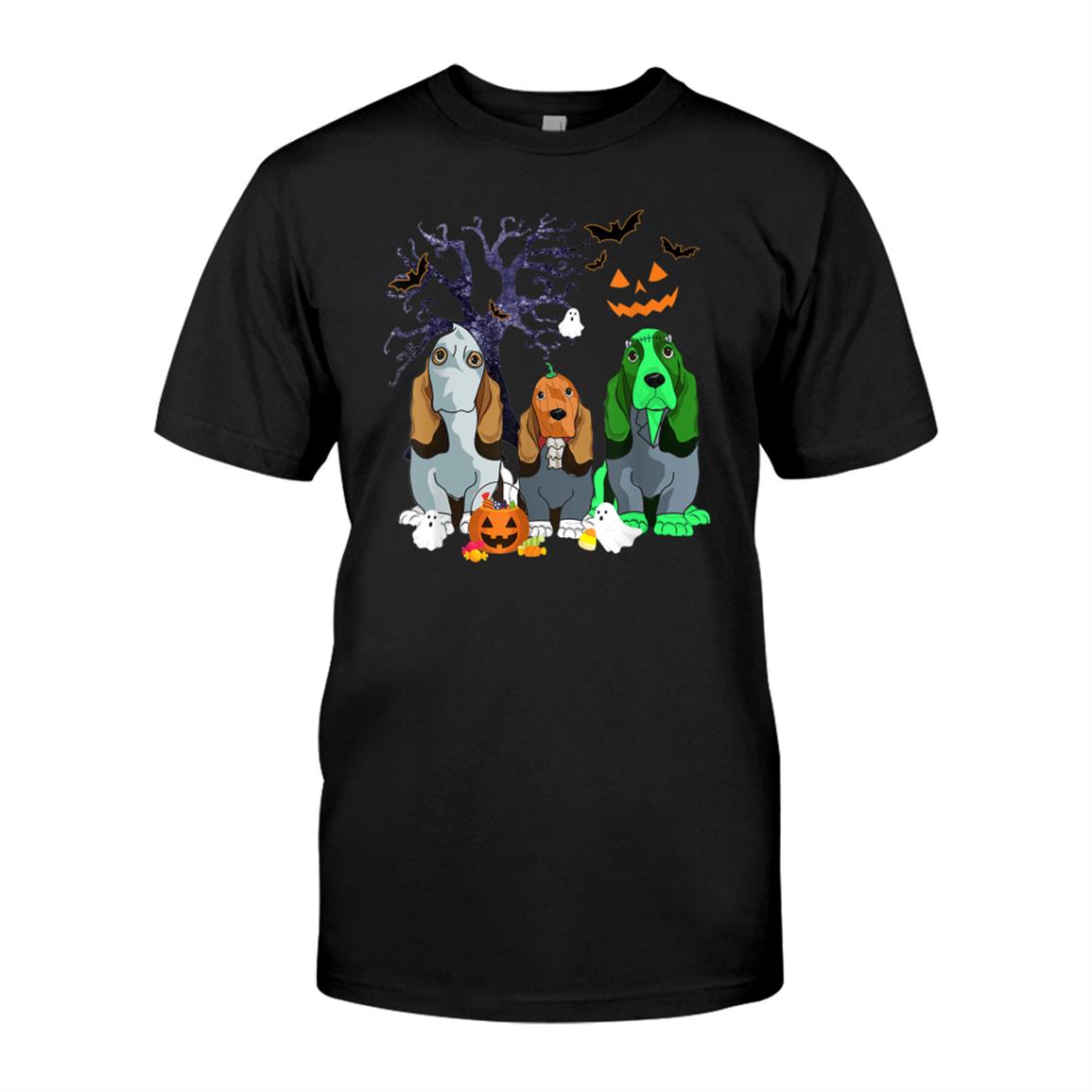 Basset Hound Funny Halloween Shirt Basset Hound Funny Halloween Shirt