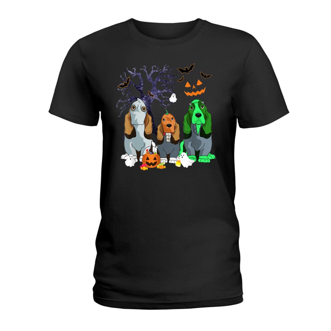 Basset Hound Funny Halloween Shirt Basset Hound Funny Halloween Shirt