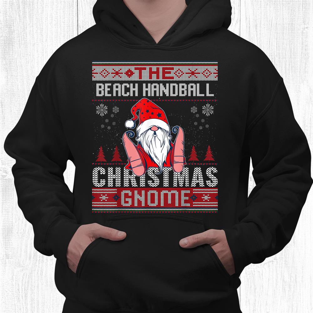 Beach Handball Christmas Gnome Matching Family Ugly Shirt Beach Handball Christmas Gnome Matching Family Ugly Shirt
