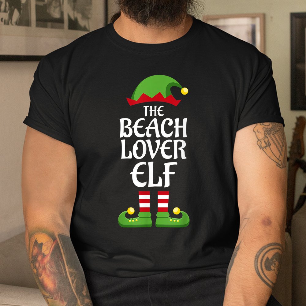 Beach Lover Elf Family Matching Group Christmas Shirt Beach Lover Elf Family Matching Group Christmas Shirt