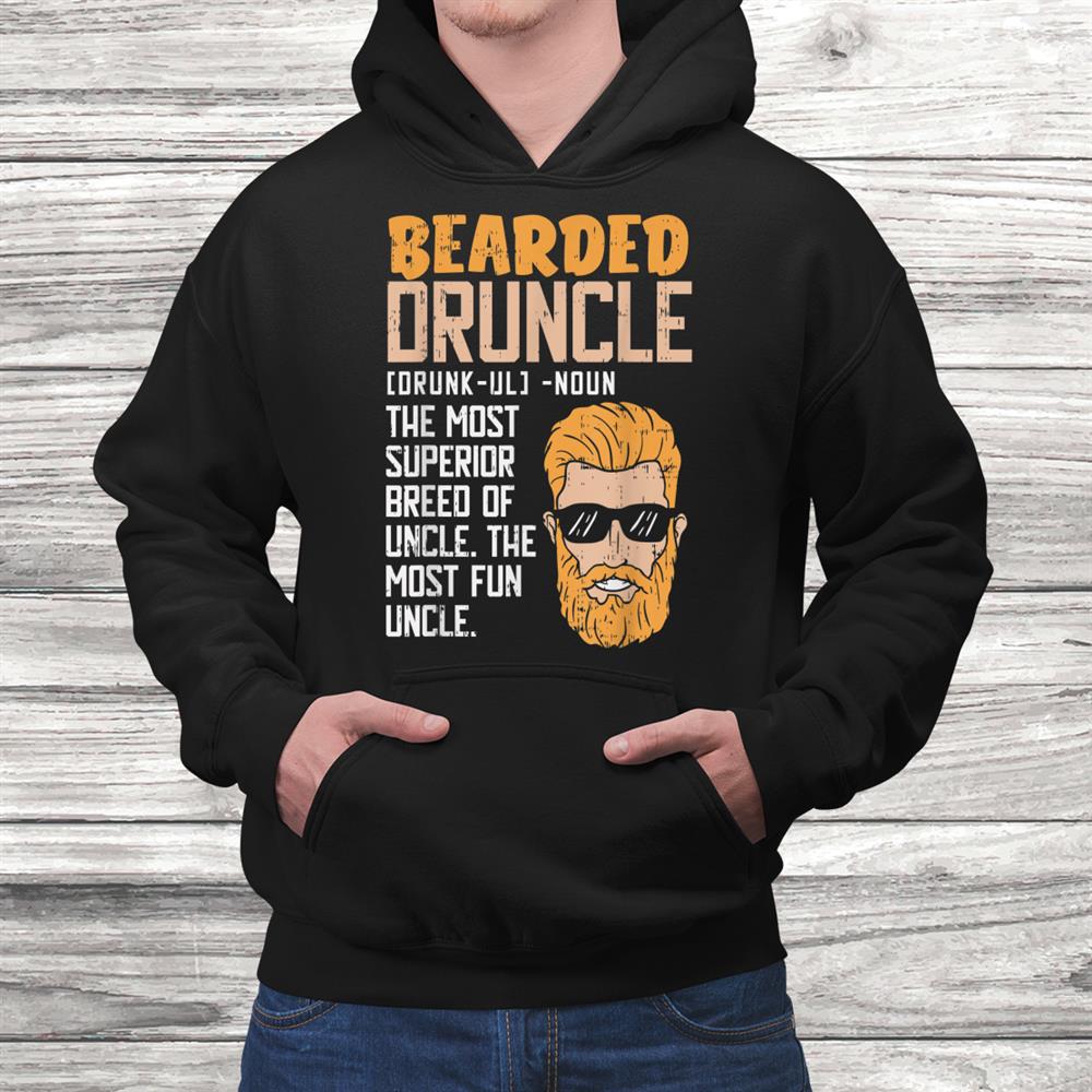 Bearded Druncle Shirt Funny Definition Uncle Christmas Shirt Bearded Druncle Shirt Funny Definition Uncle Christmas Shirt