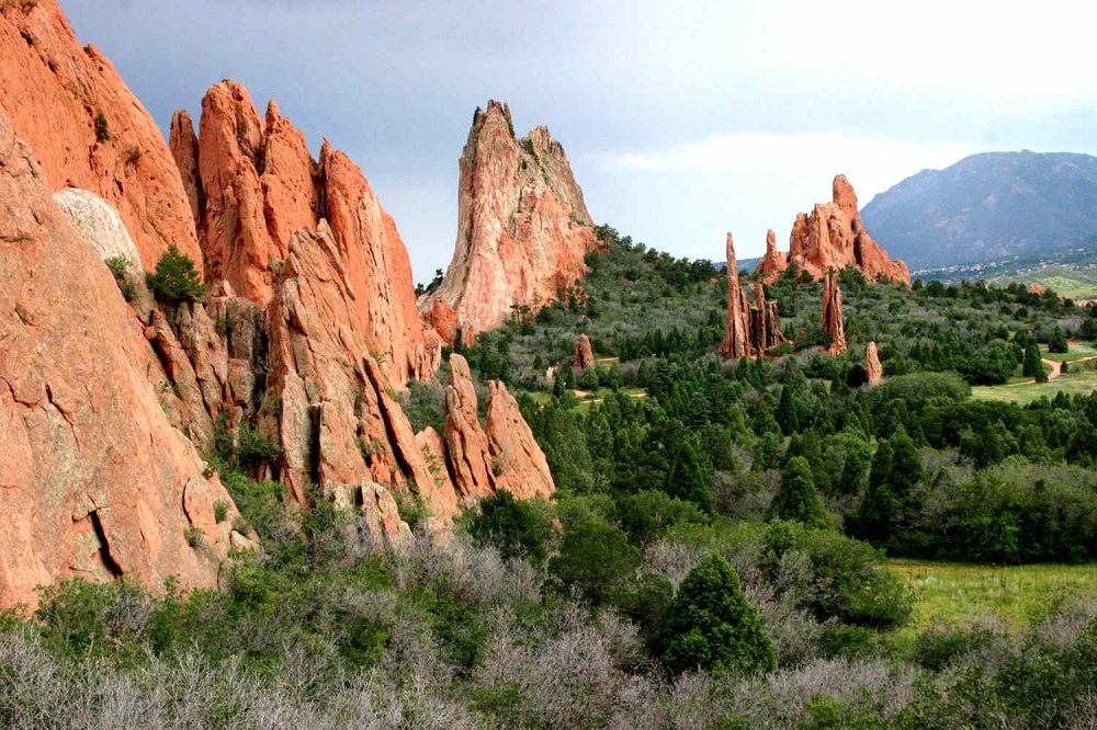 Beautiful red rocks in Colorado