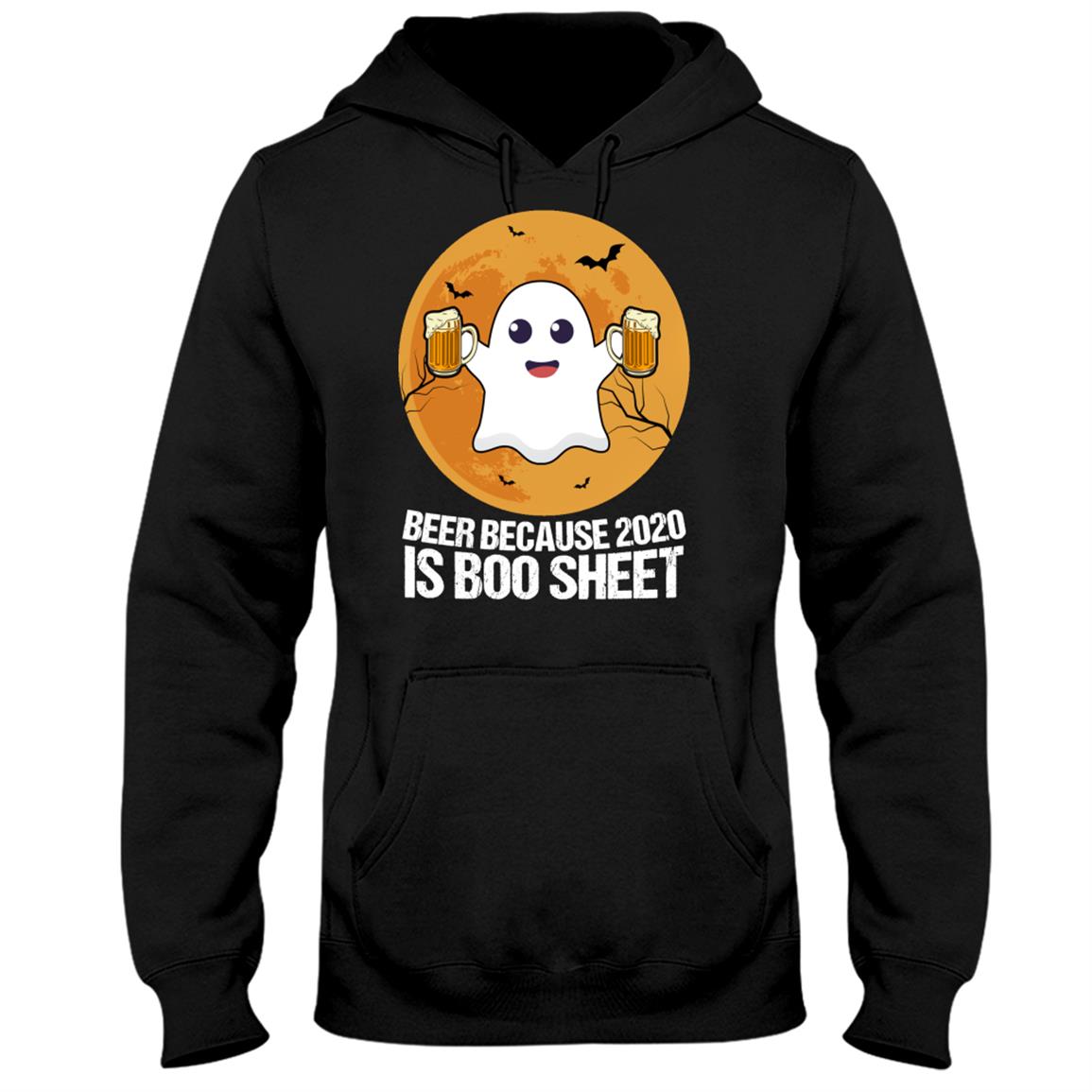 Beer Because Is Boo Sheet Ghost Sayings Halloween Shirt Beer Because Is Boo Sheet Ghost Sayings Halloween Shirt