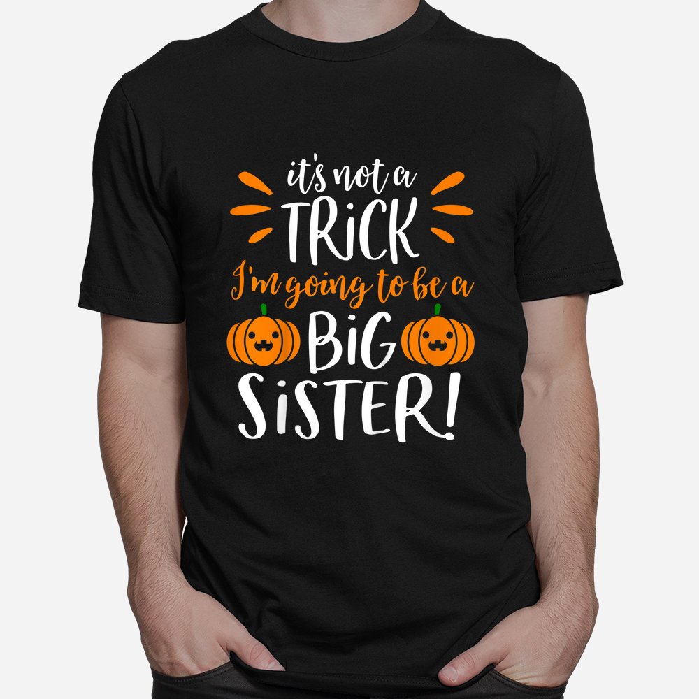 Big Sister Halloween Pregnancy Announcement Shirt 10 big sister halloween pregnancy announcement shirt 1 1