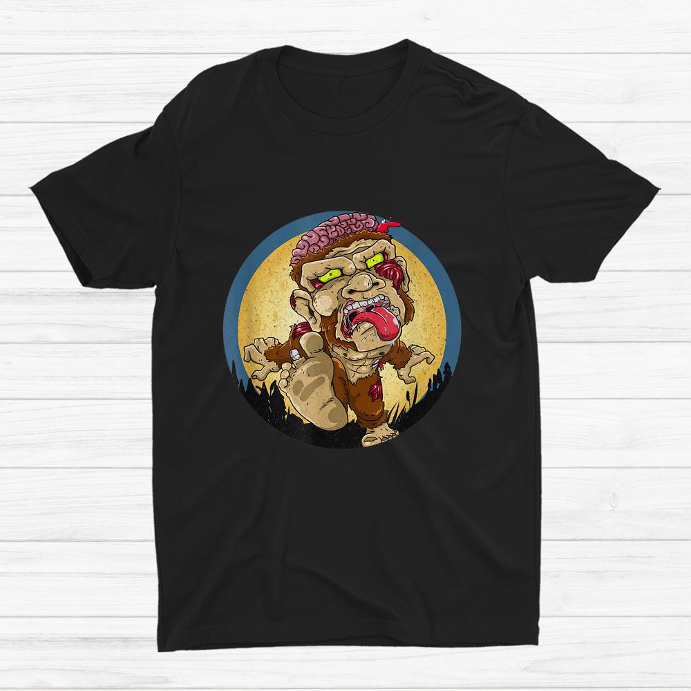 Bigfoot Sasquatch Zombie Ape Halloween Shirt Bigfoot Sasquatch Zombie Ape Halloween Shirt