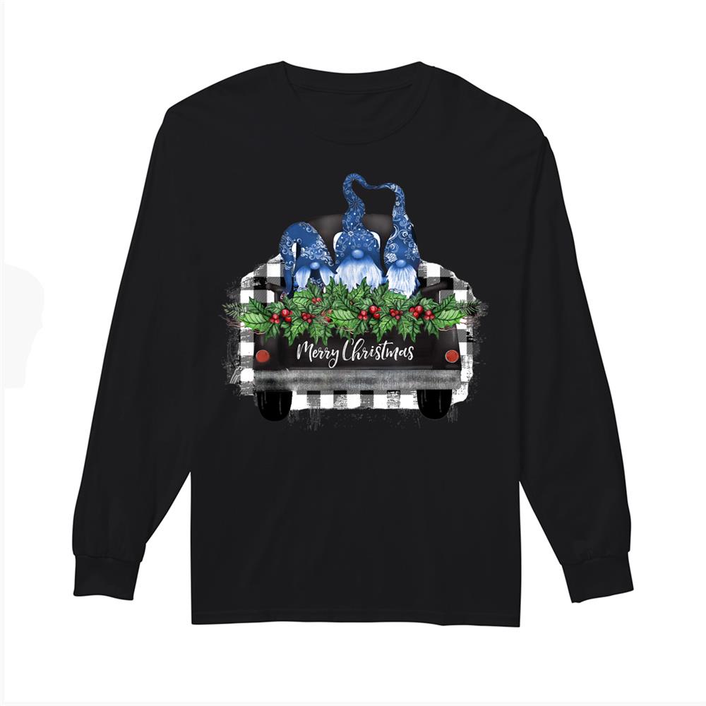 Blue Gnomes Buffalo Plaid Truck Shirt Christmas Winter Shirt Blue Gnomes Buffalo Plaid Truck Shirt Christmas Winter Shirt