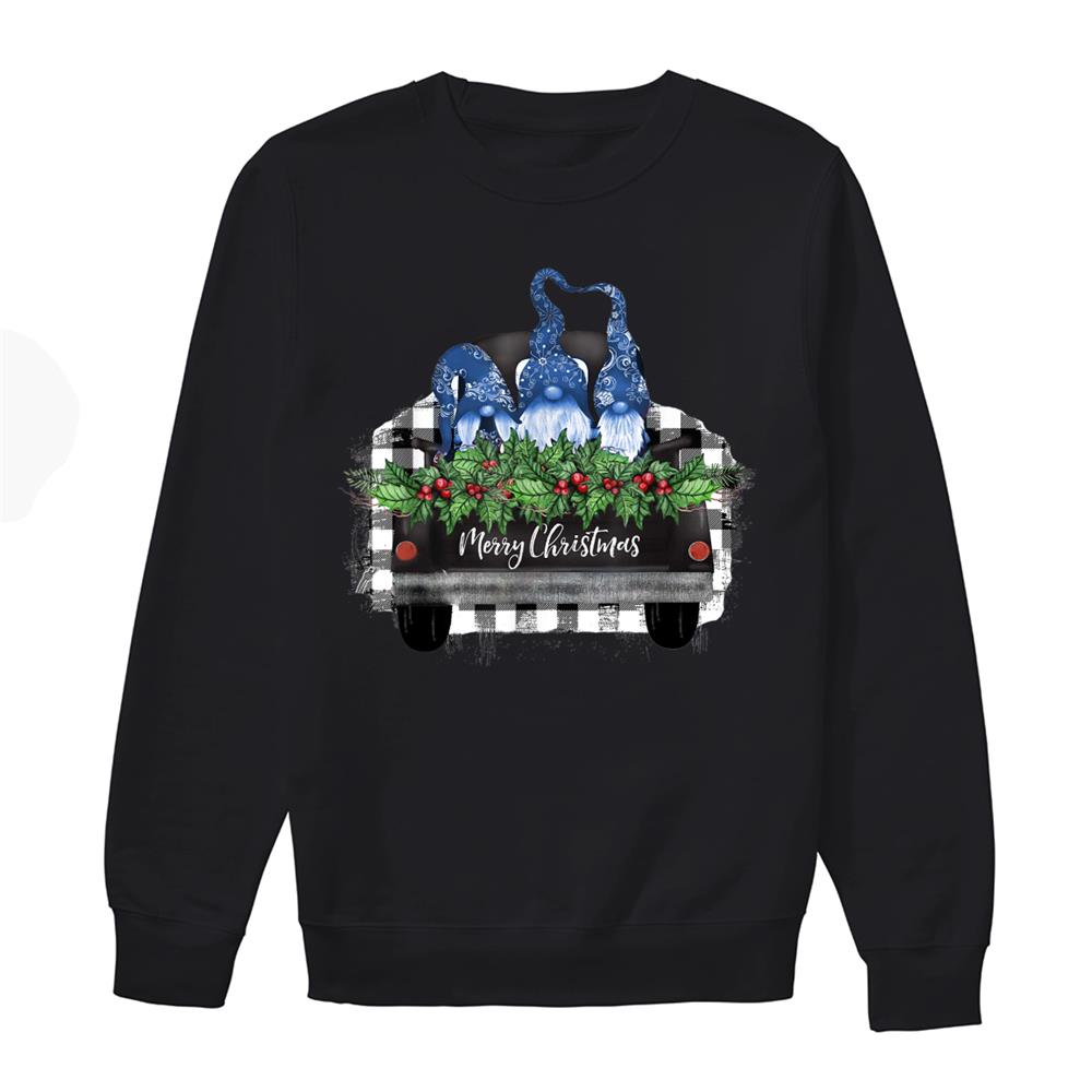 Blue Gnomes Buffalo Plaid Truck Shirt Christmas Winter Shirt Blue Gnomes Buffalo Plaid Truck Shirt Christmas Winter Shirt