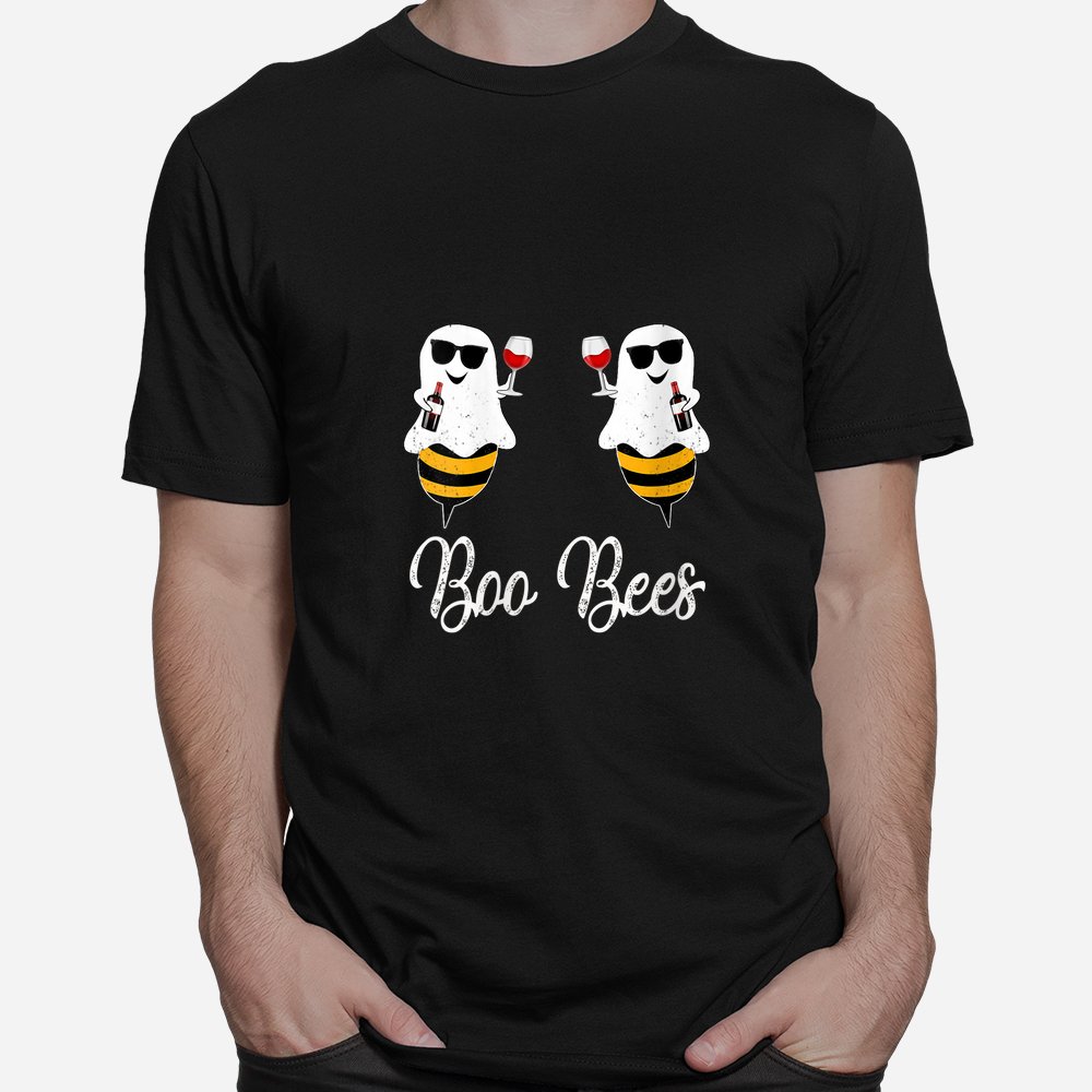 Boo Bees Couples Halloween Shirt Wine Drinking Shirt Boo Bees Couples Halloween Shirt Wine Drinking Shirt