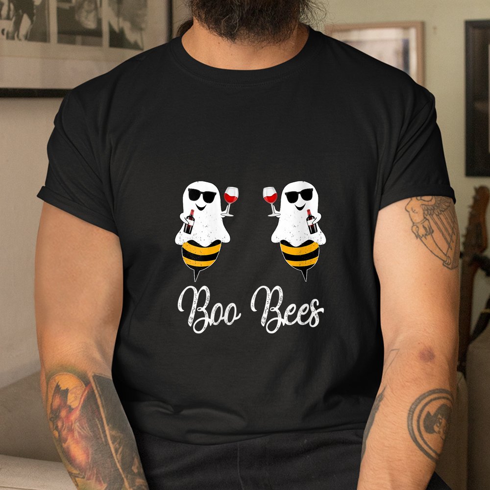 Boo Bees Couples Halloween Shirt Wine Drinking Shirt Boo Bees Couples Halloween Shirt Wine Drinking Shirt