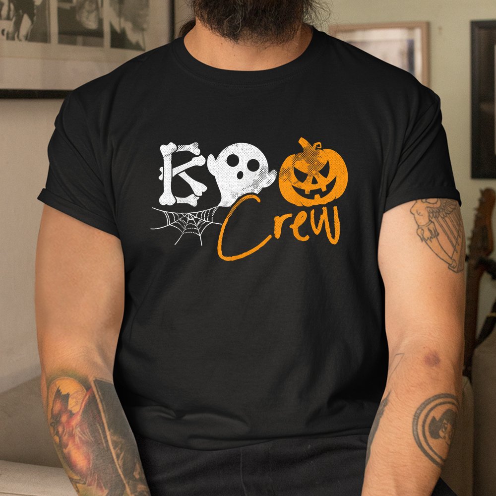 Boo Crew Lazy Halloween Ghost Pumpkin Bones Shirt Boo Crew Lazy Halloween Ghost Pumpkin Bones Shirt