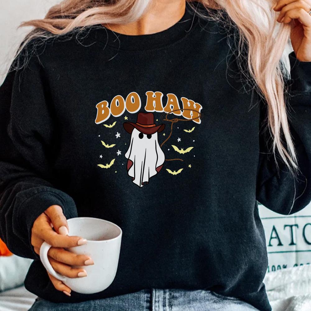 Boo Haw Ghosts Cowboy Cowgirl Western Halloween Shirt Boo Haw Ghosts Cowboy Cowgirl Western Halloween Shirt