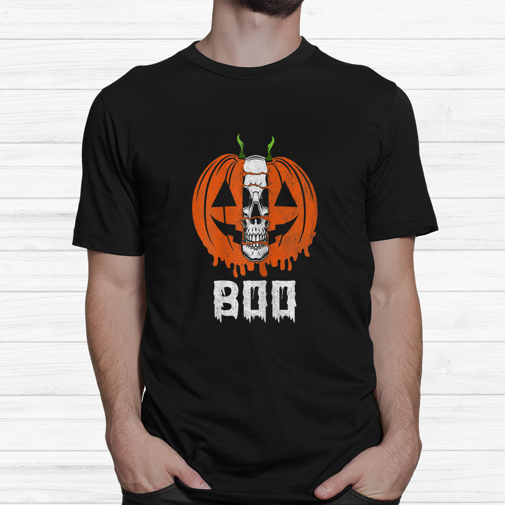 Boo Jack O Lantern Skull Scary Halloween Shirt Boo Jack O Lantern Skull Scary Halloween Shirt