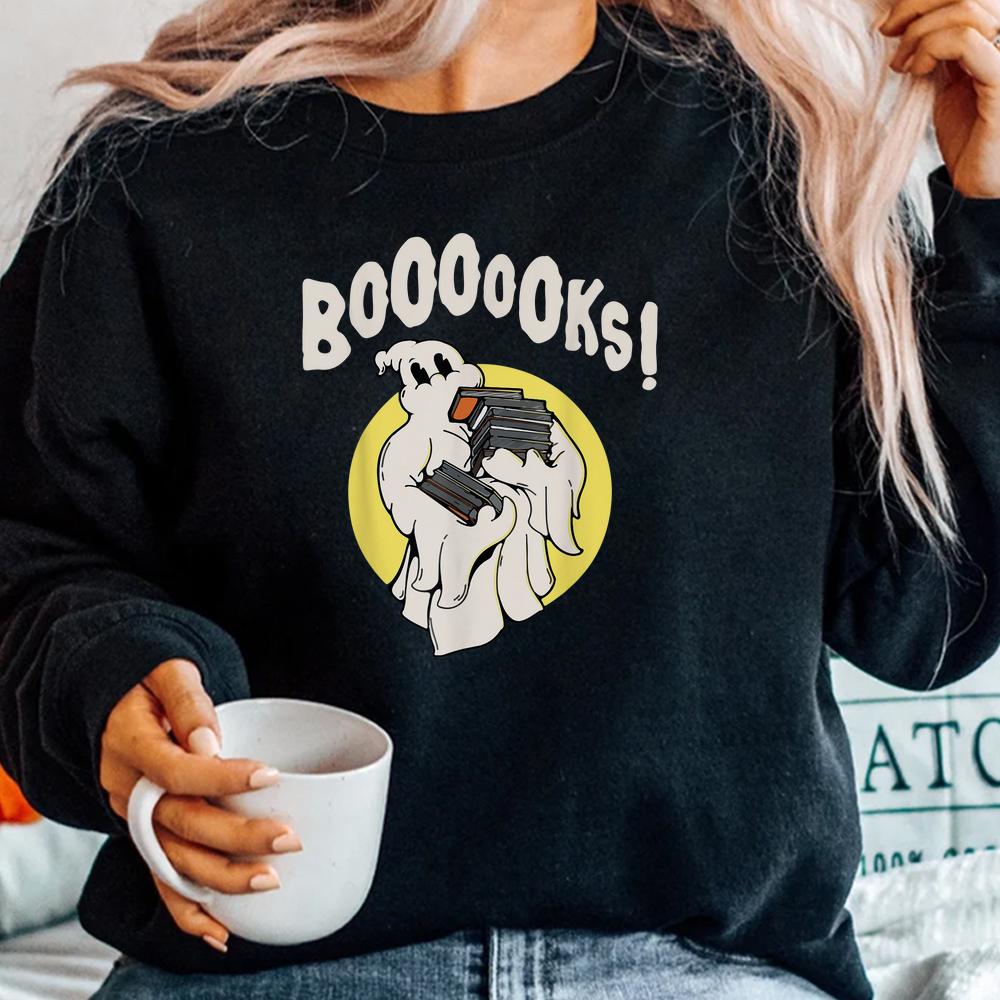 Bookworm Cute Ghost Halloween Boooooks Shirt Bookworm Cute Ghost Halloween Boooooks Shirt