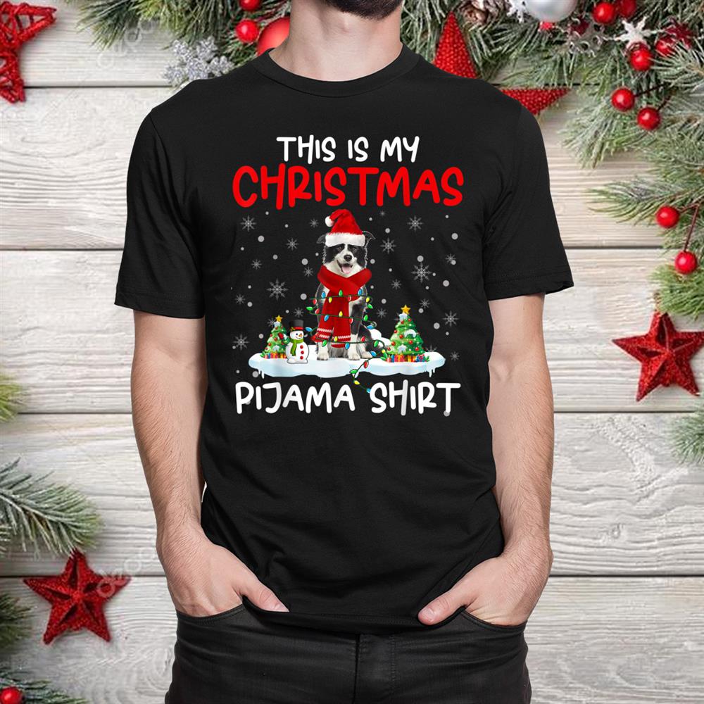 Border Collie Christmas Funny Dog Lovers Xmas Shirt Border Collie Christmas Funny Dog Lovers Xmas Shirt