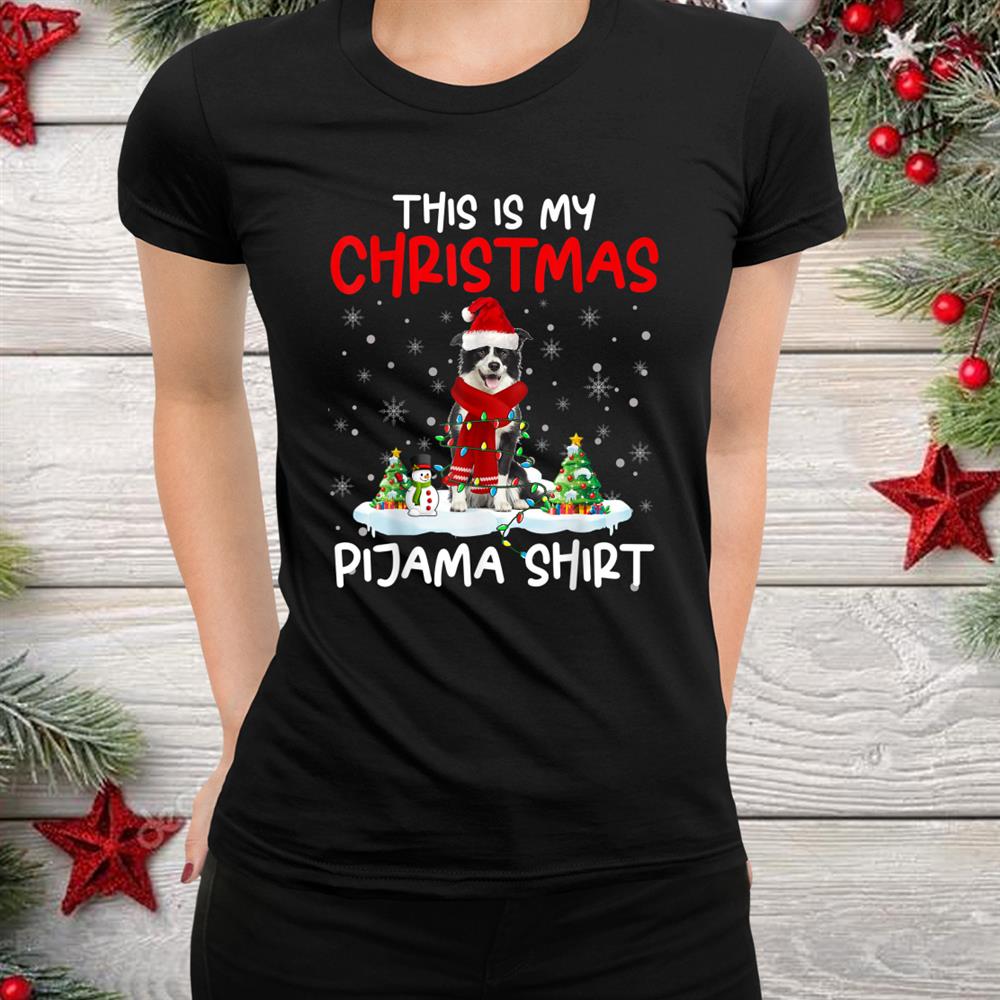 Border Collie Christmas Funny Dog Lovers Xmas Shirt Border Collie Christmas Funny Dog Lovers Xmas Shirt