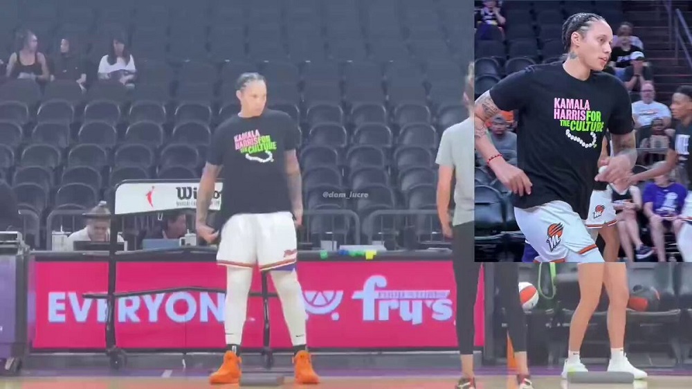 Brittney Griner wore Kamala Harris For The Culture Shirt