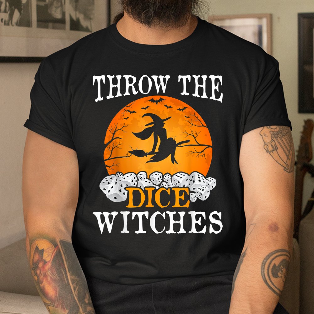 Bunco Throw The Dice Witches Halloween Shirt Bunco Throw The Dice Witches Halloween Shirt