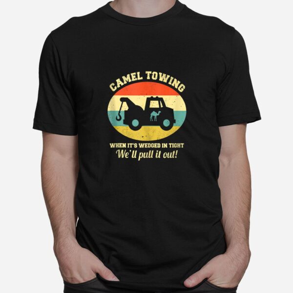 Camel Towing Retro Funny Halloween Shirt