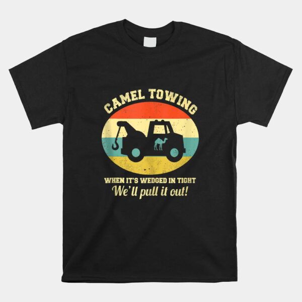 Camel Towing Retro Funny Halloween Shirt