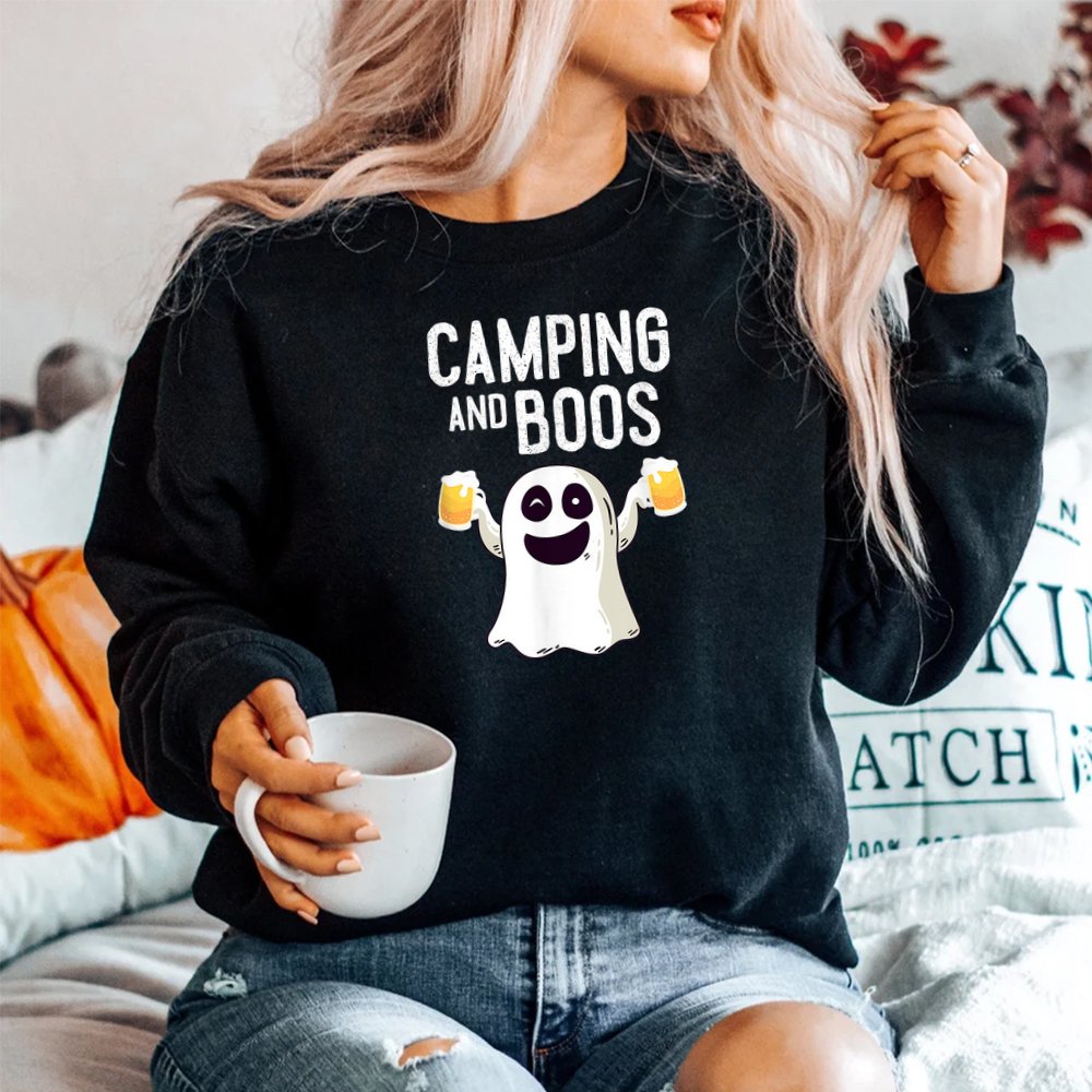 Camping And Boos Camping Halloween Shirt Camping And Boos Camping Halloween Shirt