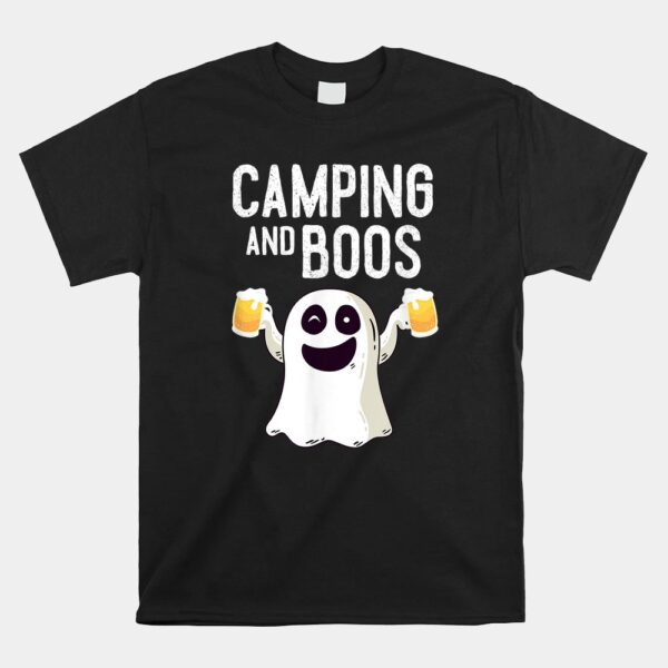 Camping And Boos Camping Halloween Shirt