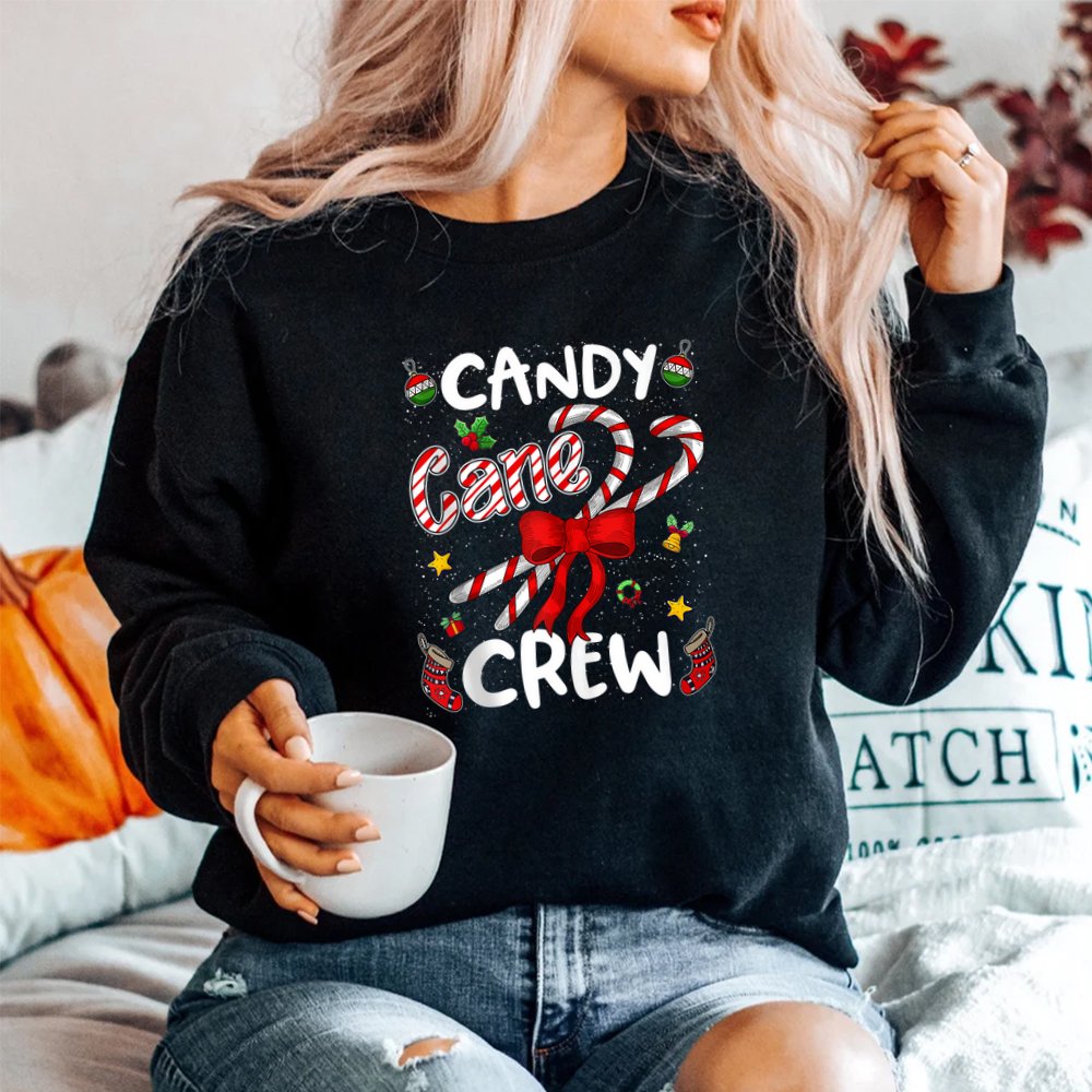 Candy Cane Crew Christmas Sweets Family Matching Shirt Candy Cane Crew Christmas Sweets Family Matching Shirt