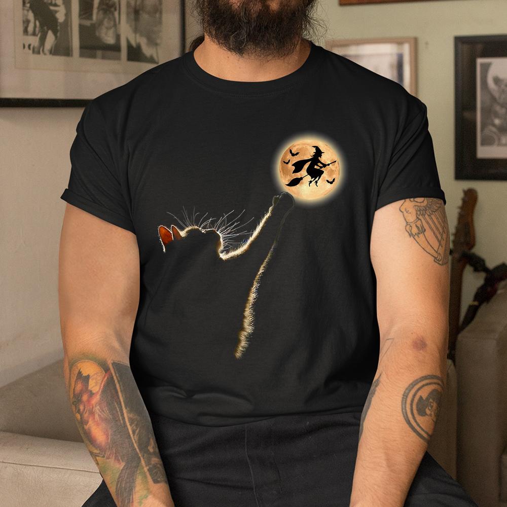 Cat Catching The Moon Halloween Shirt Cat Catching The Moon Halloween Shirt