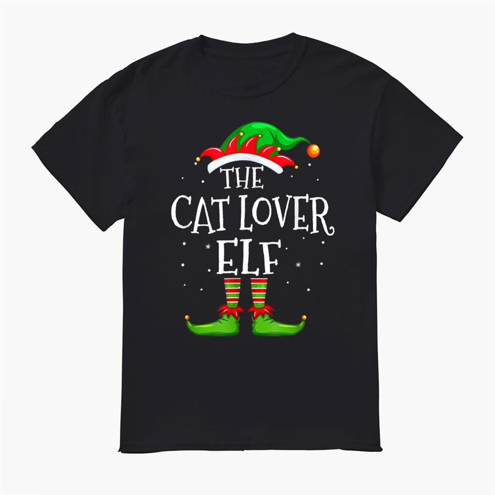Cat Lover Elf Family Matching Christmas Group Shirt Cat Lover Elf Family Matching Christmas Group Shirt